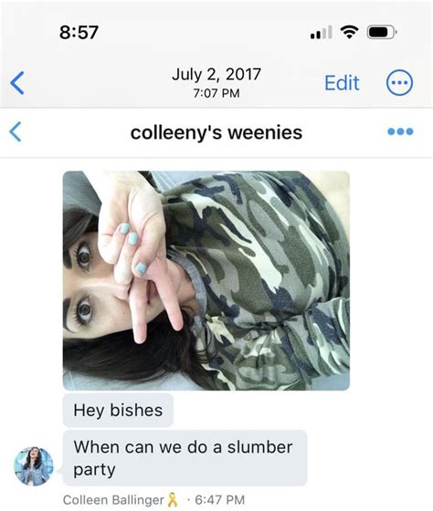 colleen ballinger text screenshots|Colleen Ballingers Audience Grows up, Gets Wise。